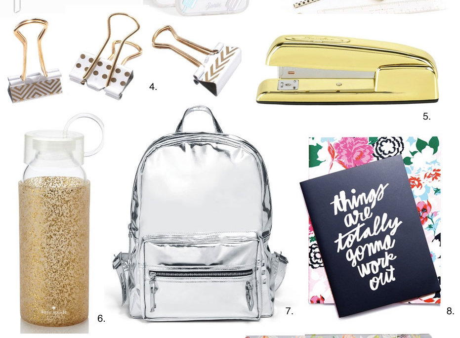 Sydne Style rounds up the best gold and silver back to school ideas